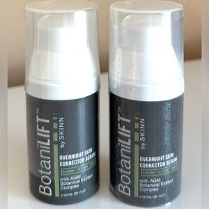 BOTANILIFT BY SKINN 2 OVERNIGHT SKIN CORRECTOR SERUMS 1.2 OZ EA SEALED